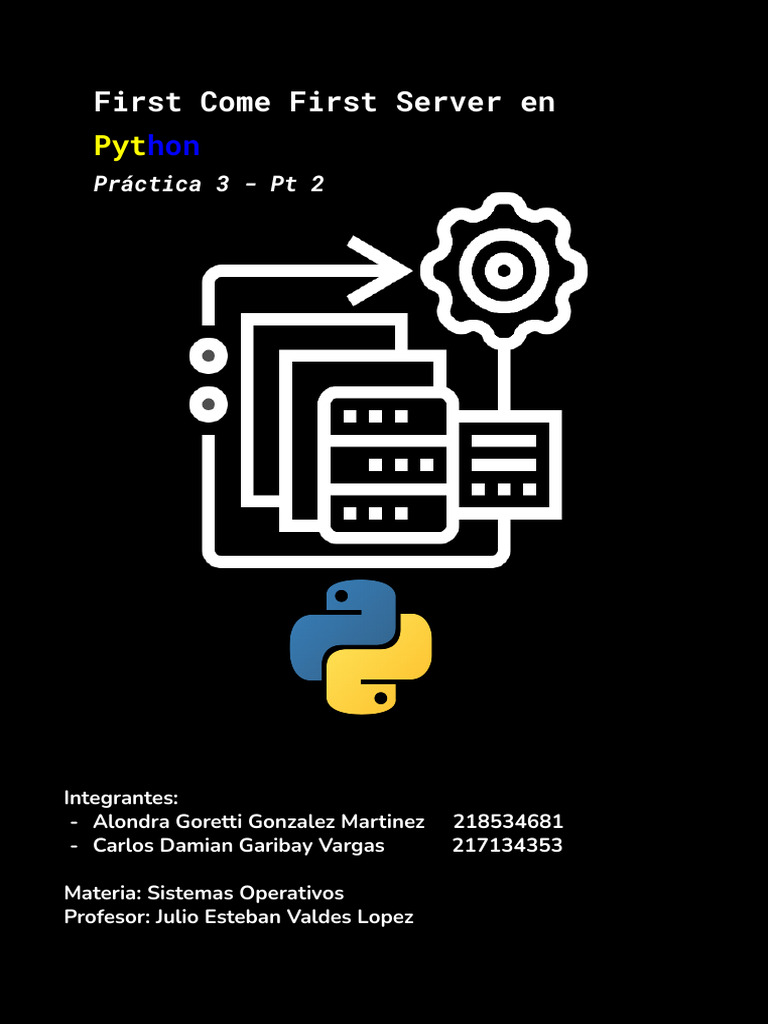 Reporte de FCFS PT - 2 Python | PDF | Programa de computadora ...