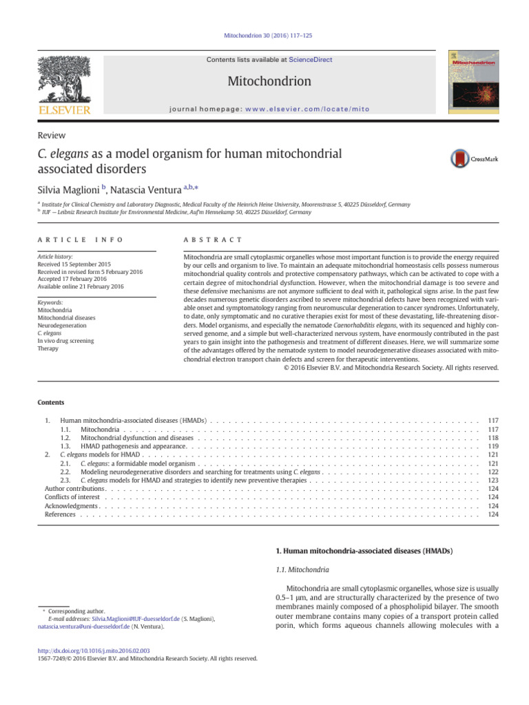 1 s2.0 S156772491630006X Main | PDF | Mitochondrion | Adenosine ...
