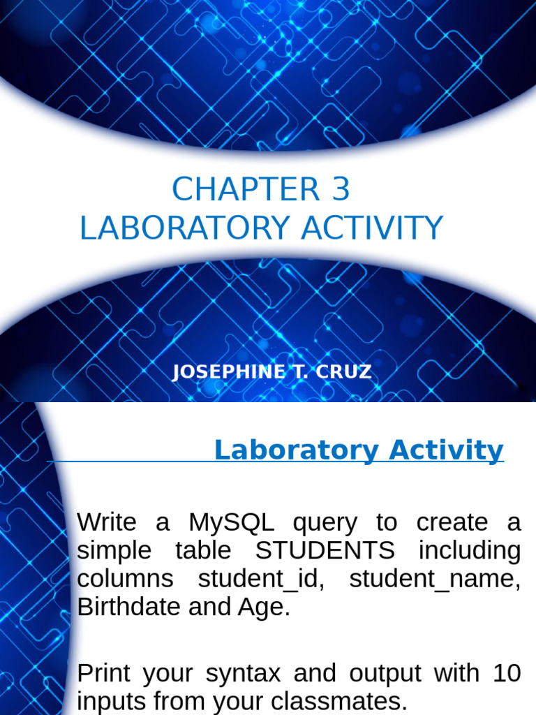 Chapter 3 - Intro To Mysql | PDF