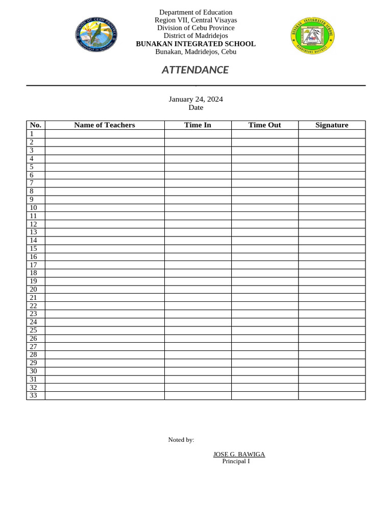 attendance 2 | PDF
