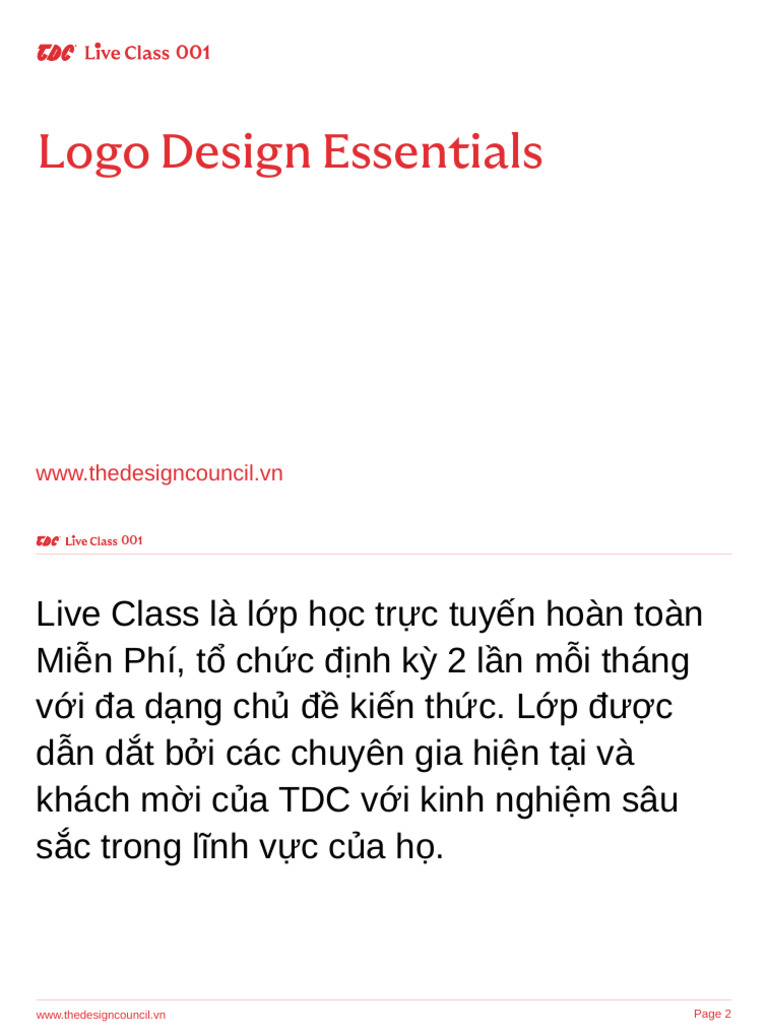 Live Class 001 - Logo Design | PDF