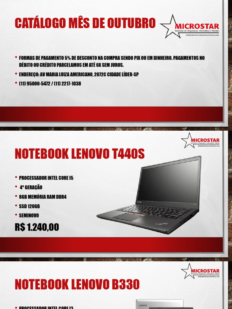 Catálogo de Produtos de Informática Outubro | PDF | Rede sem fio ...
