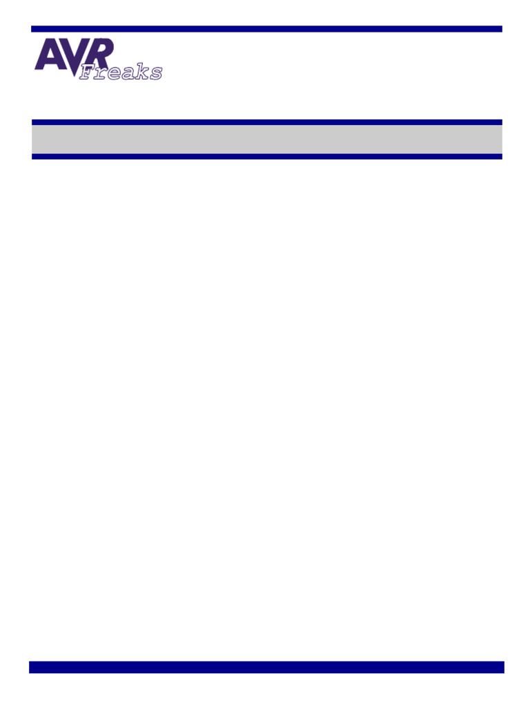 AVR Hardware UART Design Note | PDF | Computer Data | Computer Engineering