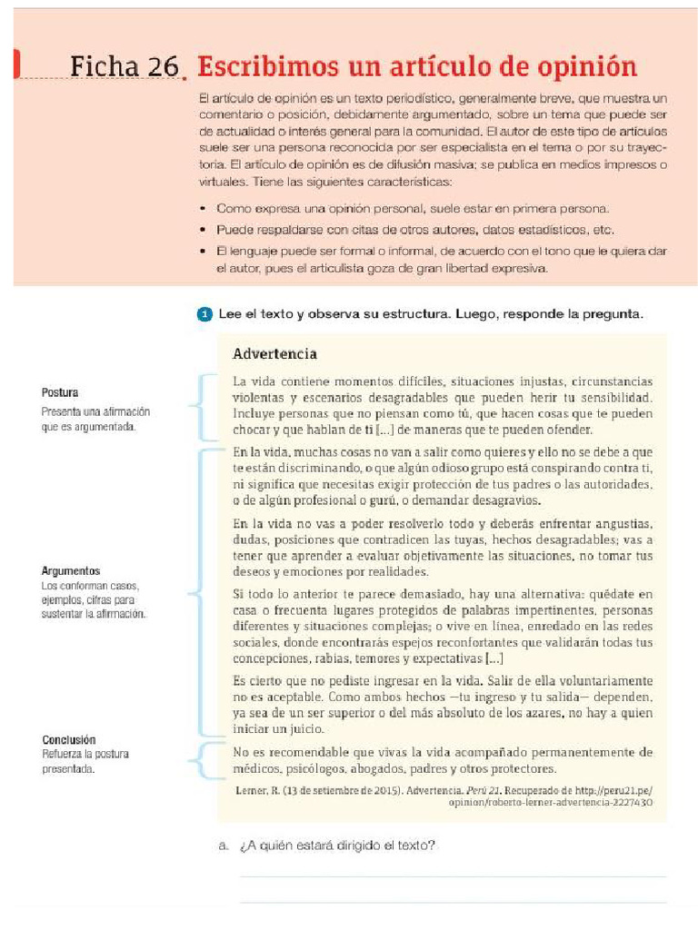 Artículo de Opinión 2 | PDF