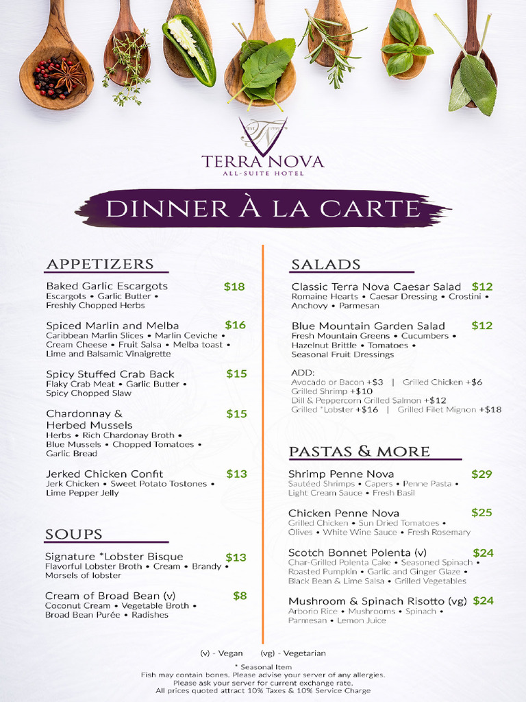 Dinner Menu | PDF