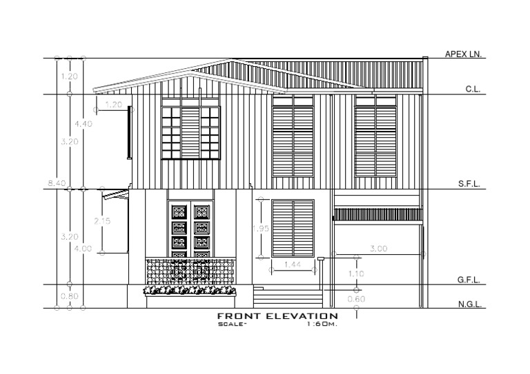 APEX LN. Front Elevation Details | PDF
