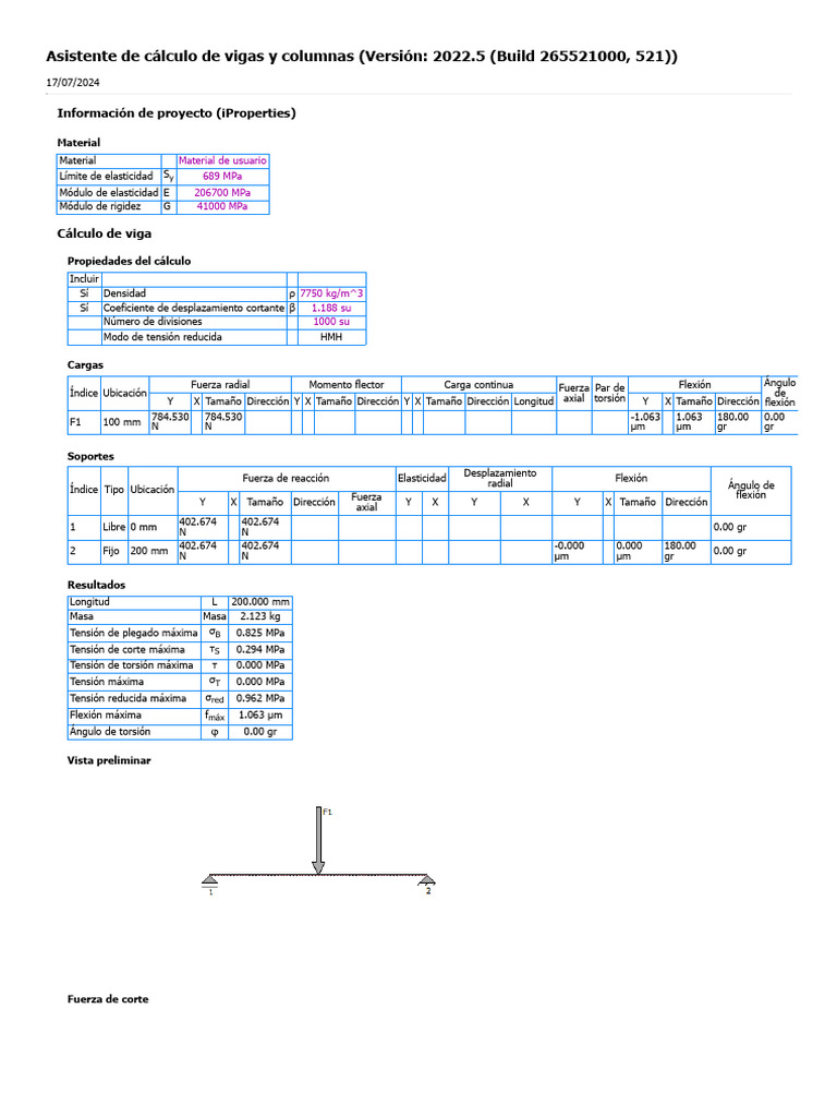Calculo de Peso Escalera Baquedano Cruz | PDF | Doblar | Esfuerzo cortante