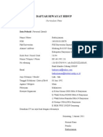 Daftar Riwayat Hidup: Data Pribadi / Personal Details