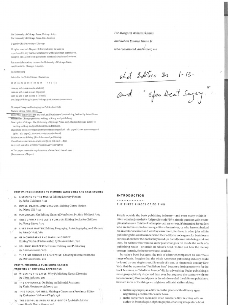 What+Editors+Do+and+"Open+Heart+ " | PDF | Editing | Copy Editing