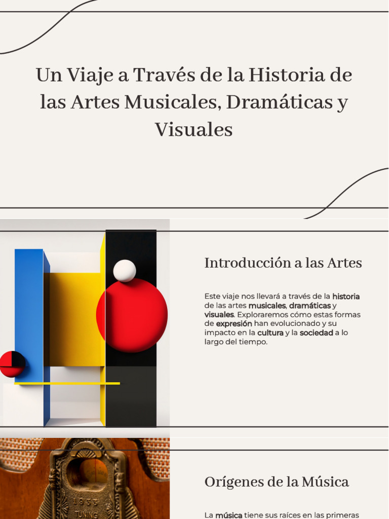 Slidesgo Un Viaje A Traves de La Historia de Las Artes Musicales ...