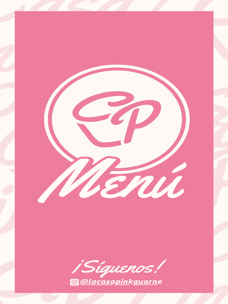 Menu La Casa Pink | PDF | Alimentos | Bebida