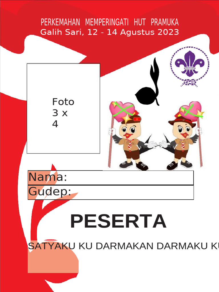 Kartu Pramuka Cetak PDF