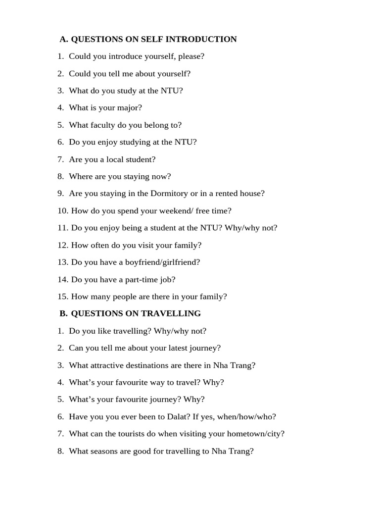 Speaking Test A2 2 Pdf Natural Environment