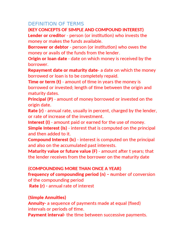 General mathematics reviewer pdf loans interest