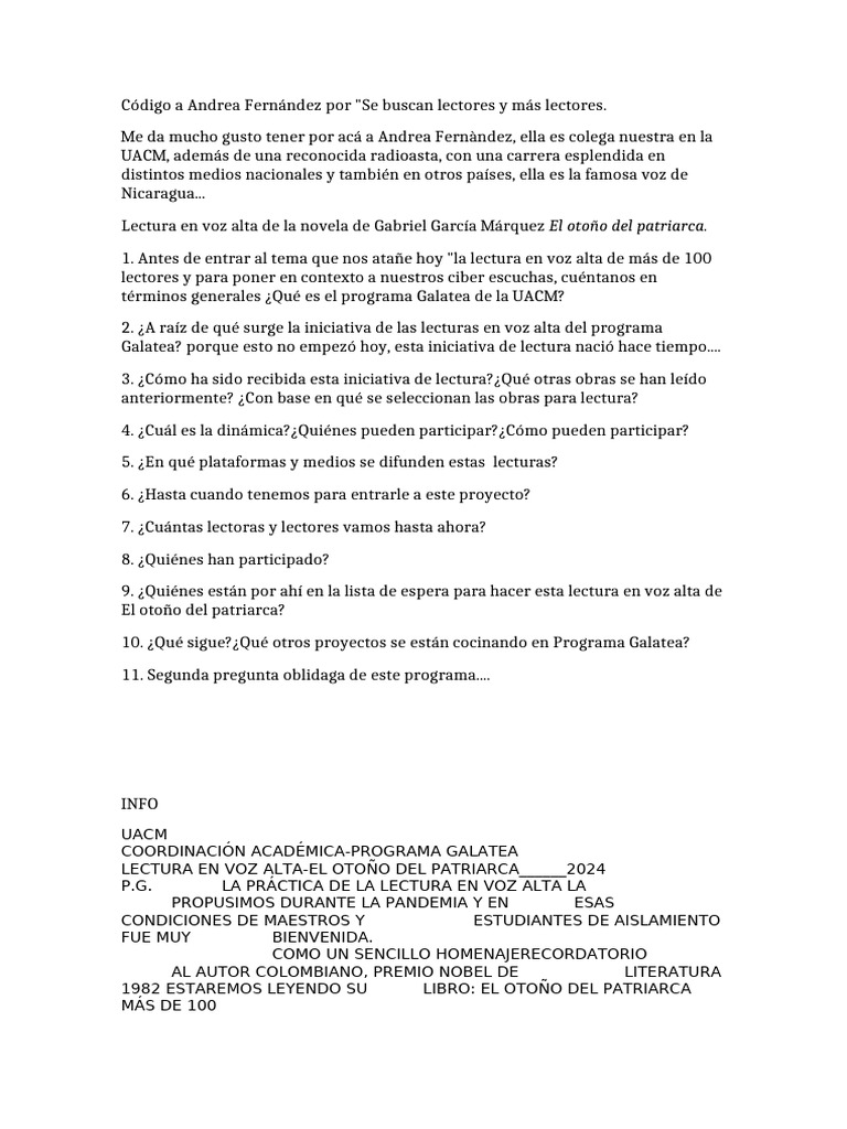 Código A Andrea Fernández Por | PDF | Estudios de idiomas extranjeros