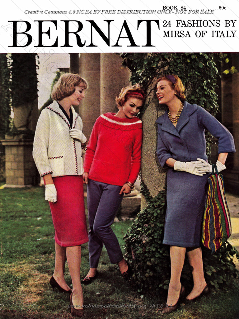 G KR007 bernat knitting patterns PDF