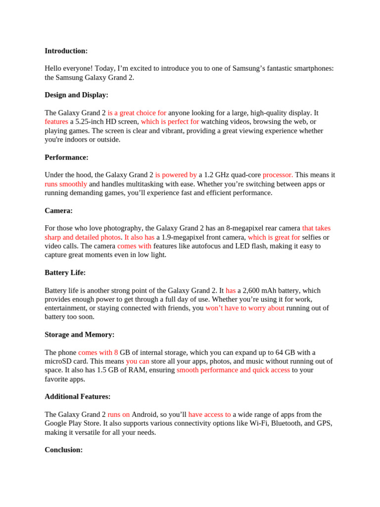 Product Introduction Sample | PDF