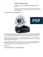 5 webcam chất lượng HD tốt nhất cho bạn