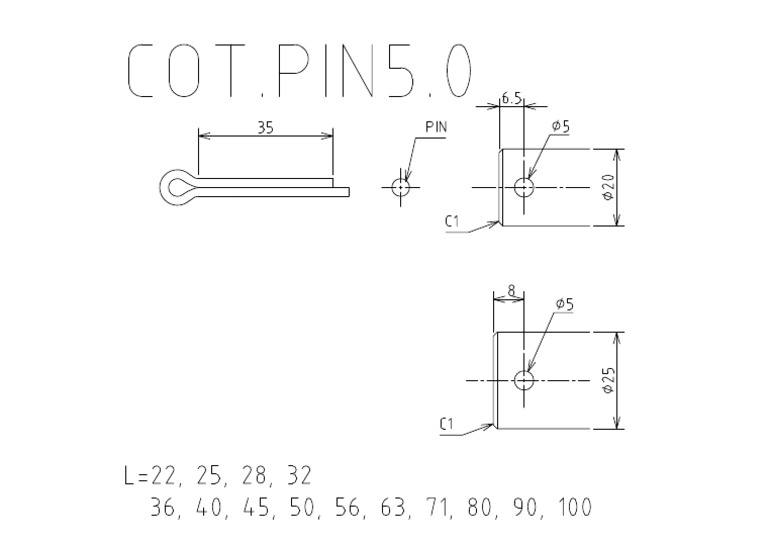Cost Pin 4.5mm | PDF
