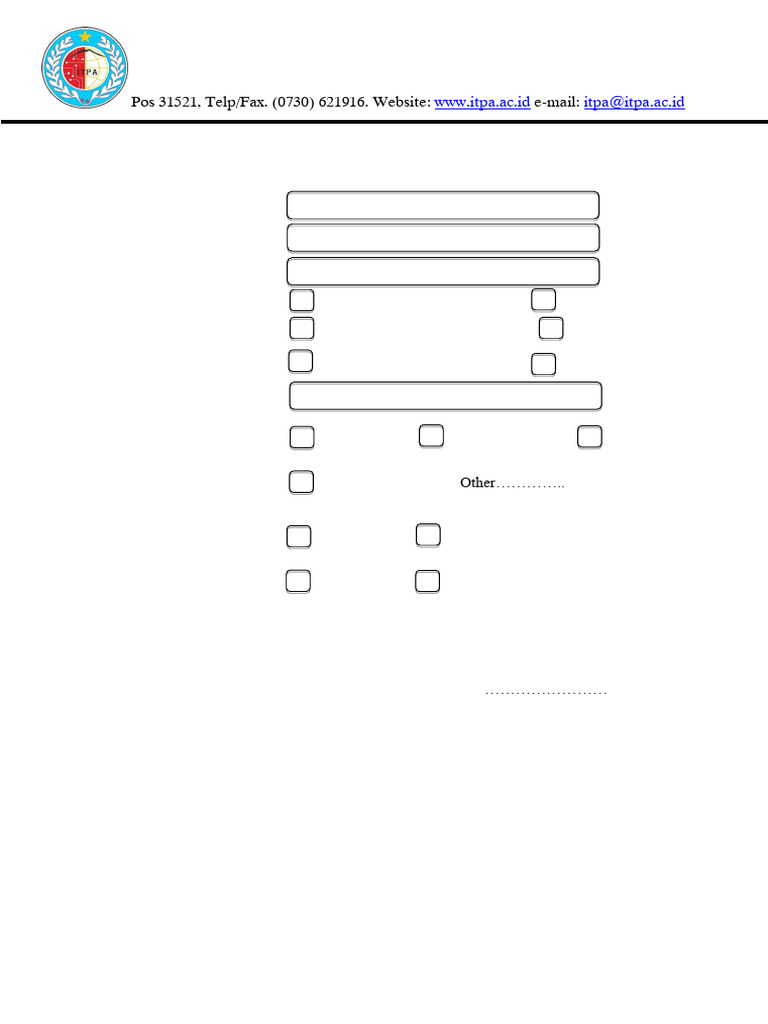 English Course Registration Form | PDF