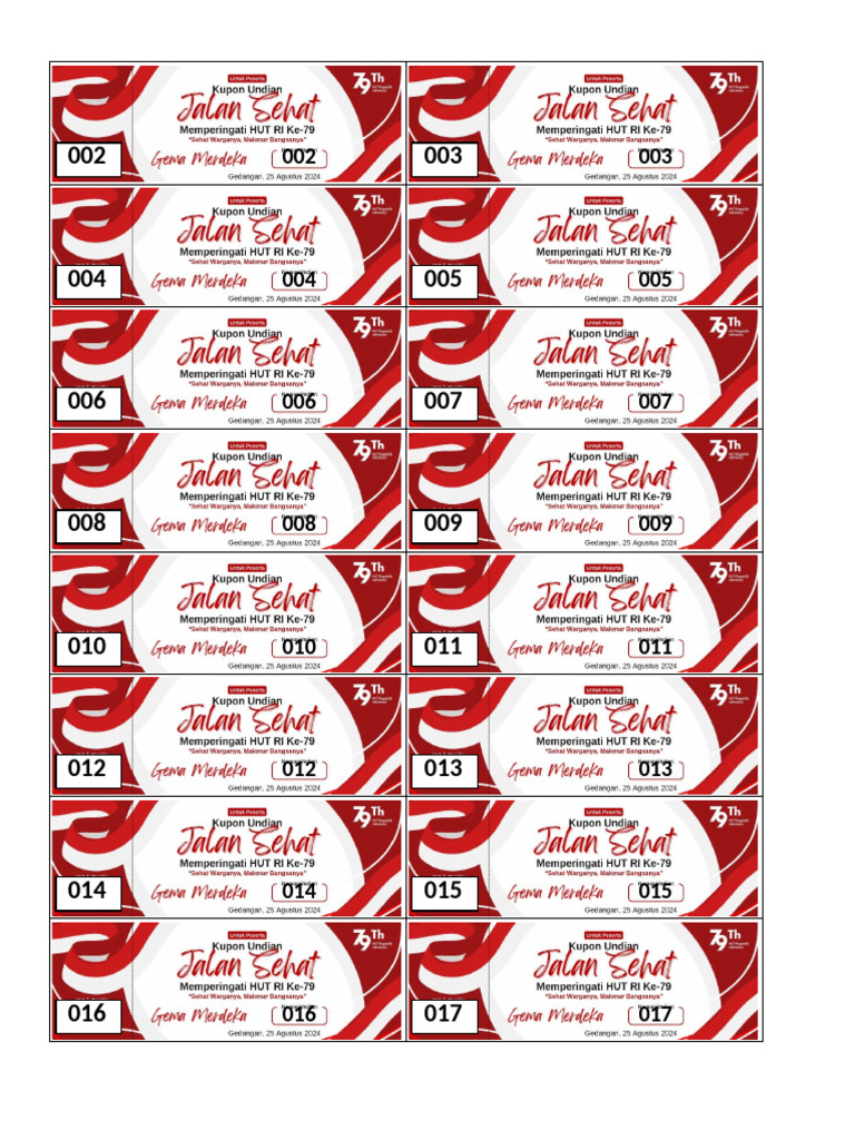 Kupon Doorprize | PDF