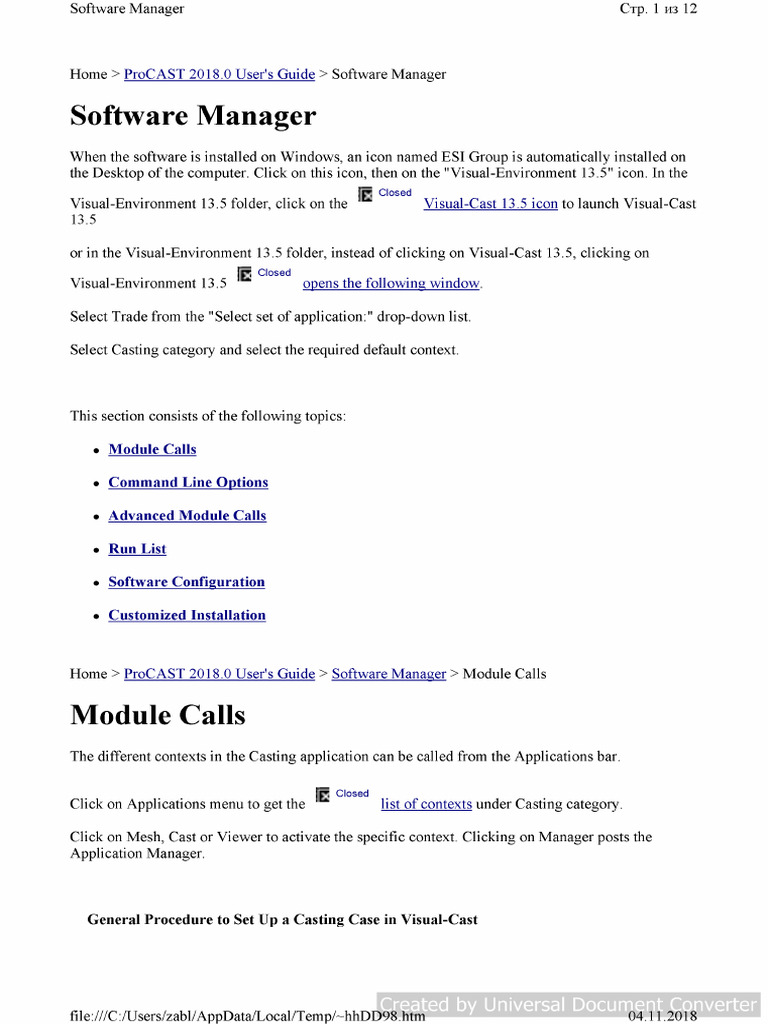 3 Software Manager | PDF
