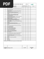 Civil Work Snag List Checklist | PDF | Window | Door
