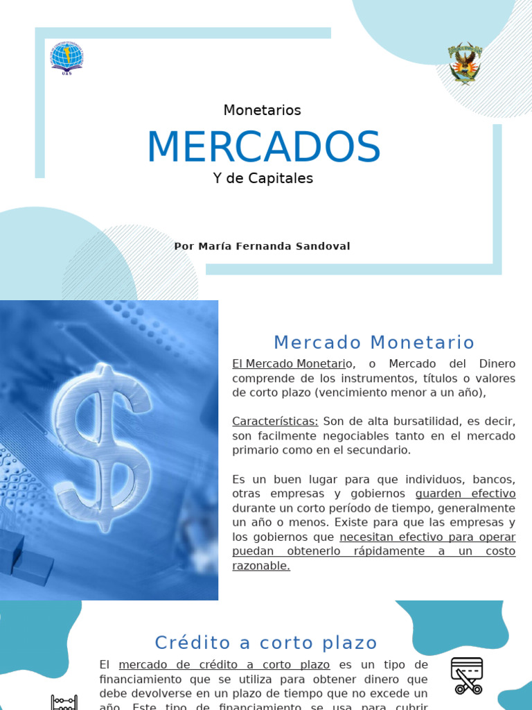 Guía de Mercados Monetarios y de Capitales | PDF | Bancos | Préstamos