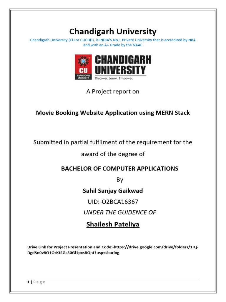 Movie Booking App Project Using MERN Stack | PDF | Databases | Software ...