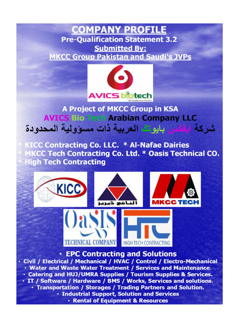 MKCC Tech: EPC Contracting Services | PDF | Calibration | Occupational ...