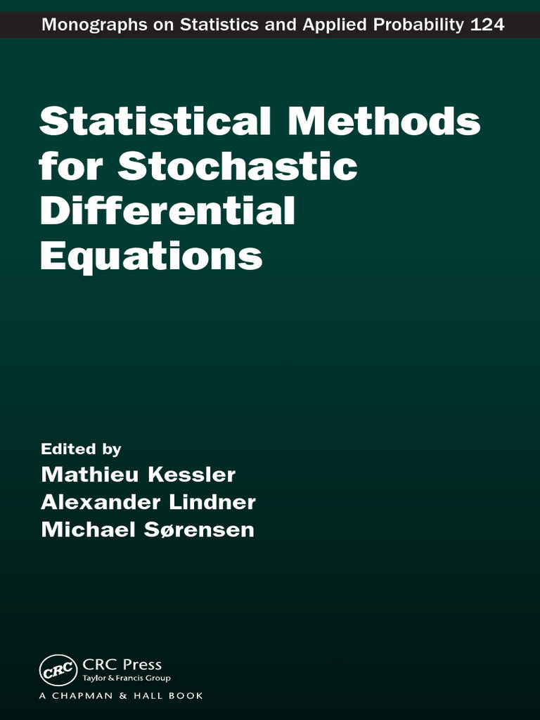 Statistical Methods for Stochastic Equations | PDF | Statistical Theory ...