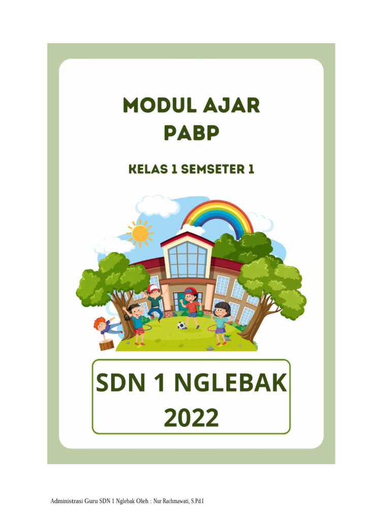 Modul Pembelajaran Huruf Hijaiyah SDN 1 | PDF | Karier & Perkembangan