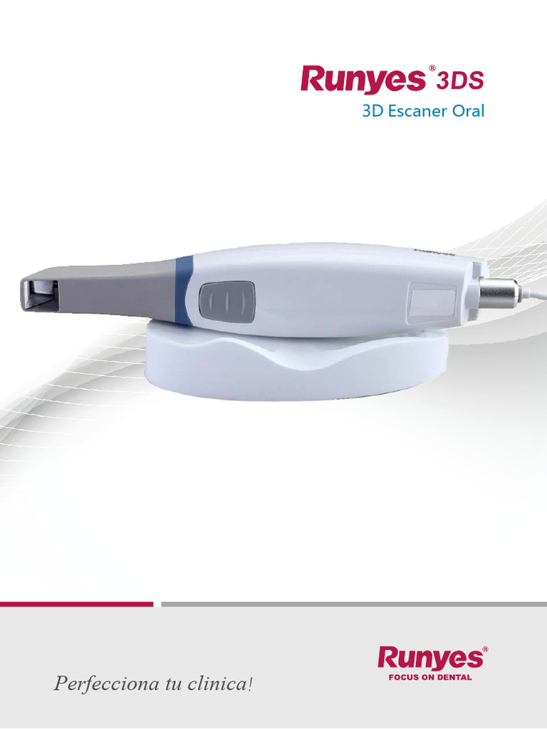 Escáner Intraoral Runyes 3DS: Precisión y Comodidad | PDF | Odontología ...