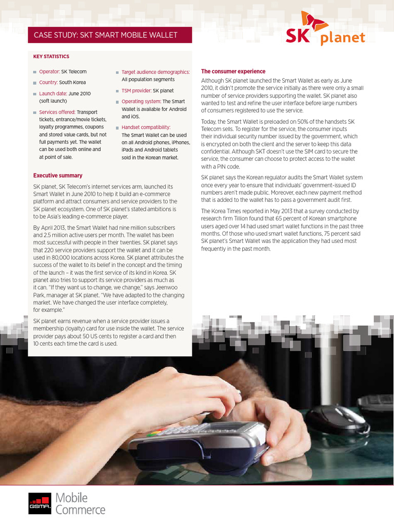 SK Planet Smart Wallet Overview | PDF | Computing | Service Industries