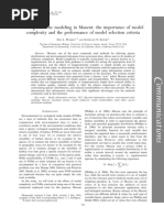 MaxEnt Guide for Species Distribution Modeling | PDF | Dependent And ...