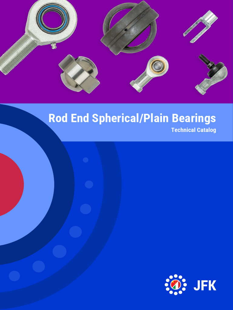 Rod End Spherical - Plain Bearings | PDF | Bearing (Mechanical ...