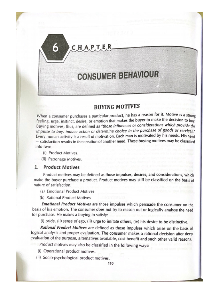 Consumer Behaviour | PDF
