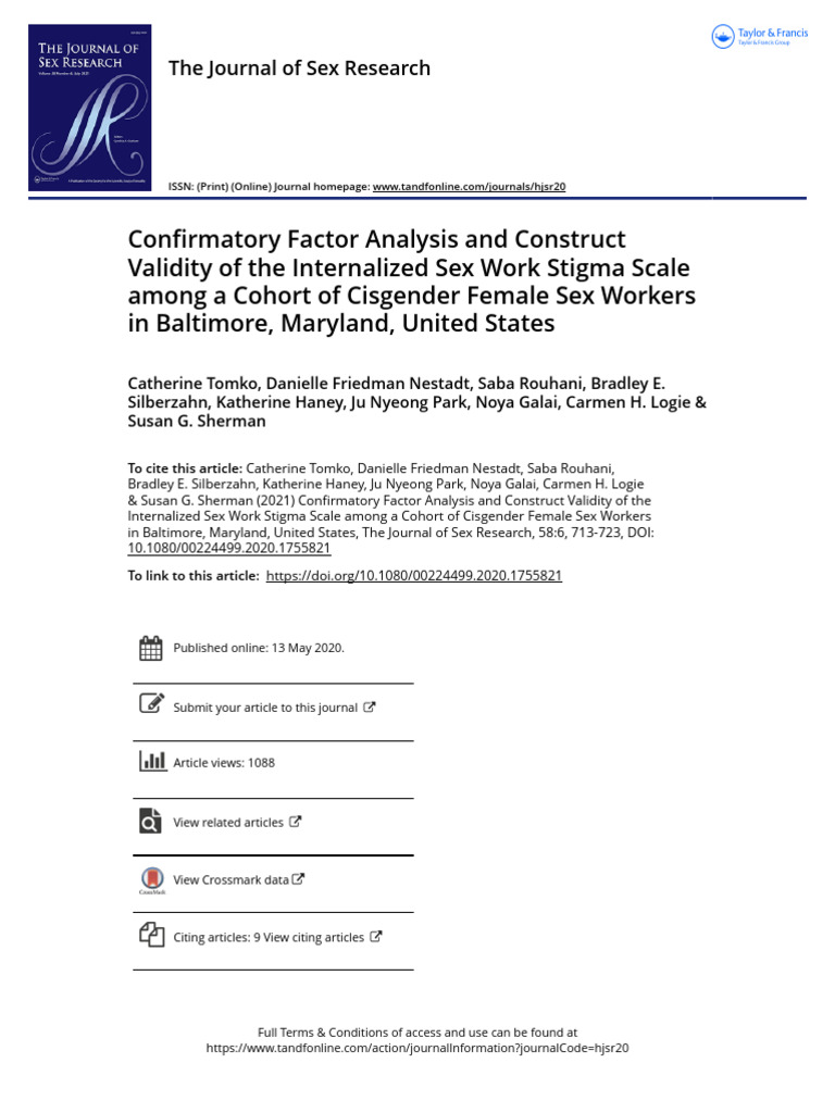 Confirmatory Factor Analysis and Construct Validity of The Internalized ...