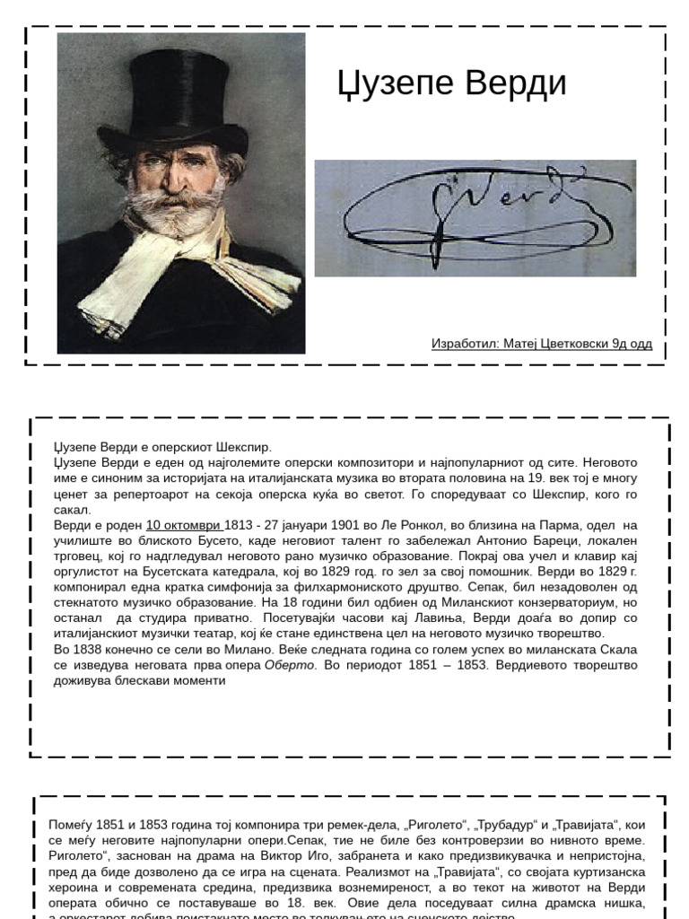Џузепе Верди... | PDF