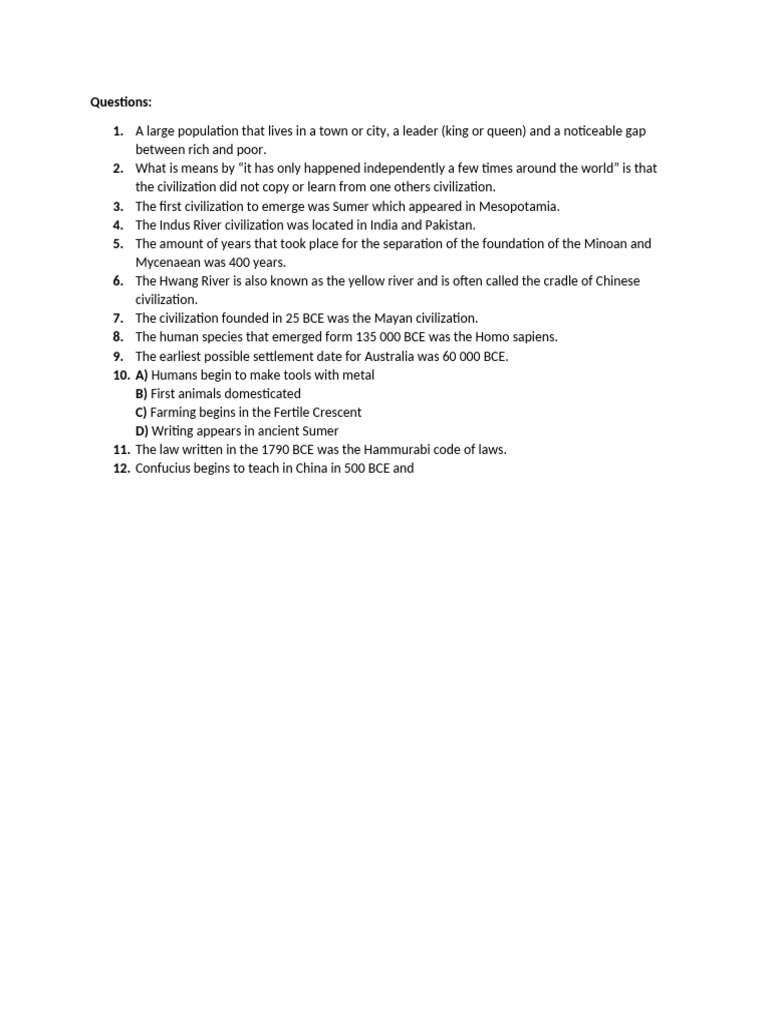 History Homework Task | PDF