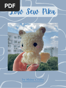 Low Sew Pika Pattern by Shine - Crafts