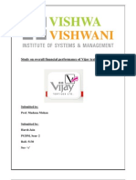 Financial Performance of Vijay Textile Limited