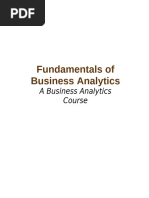 Fundamentals of Business Analytics | PDF | Analytics | Business ...