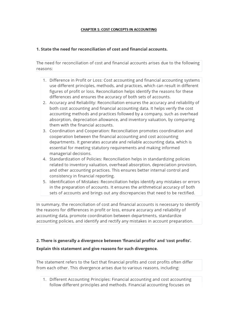 Management Accounting Pdf Cost Accounting Expense