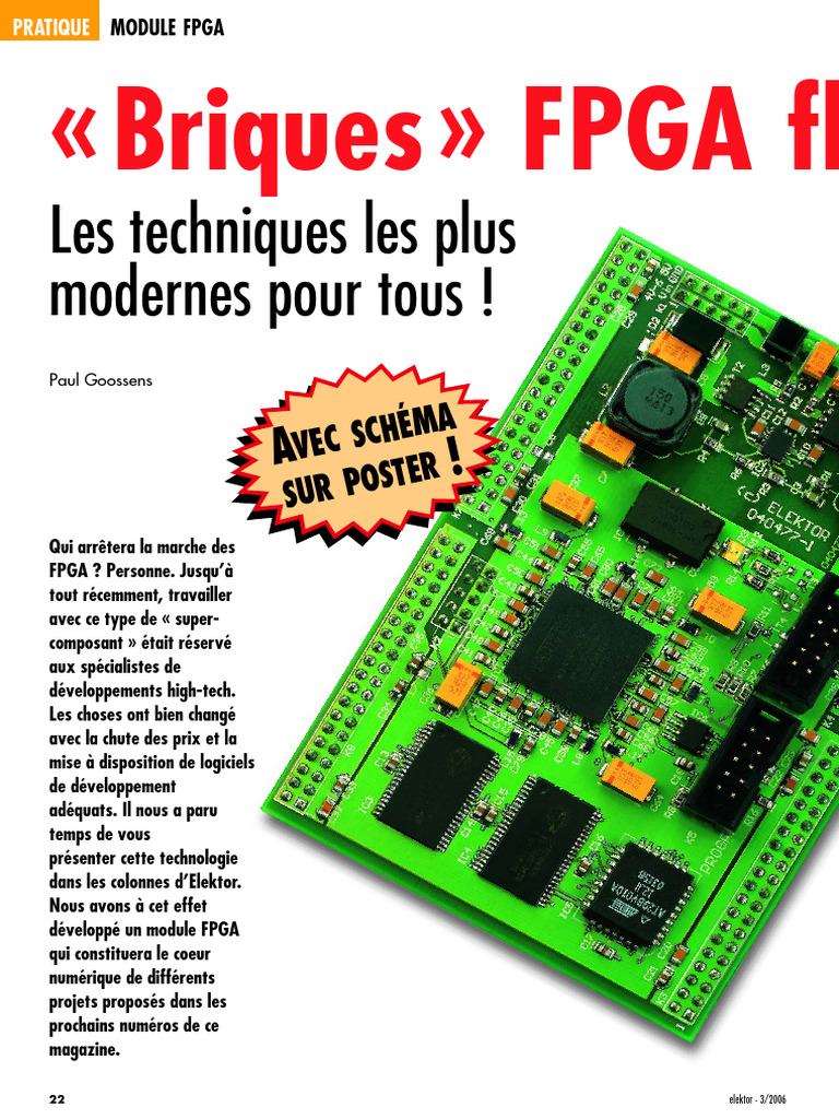 Module FPGA Pratique et Compact | PDF | Ingénierie électronique ...