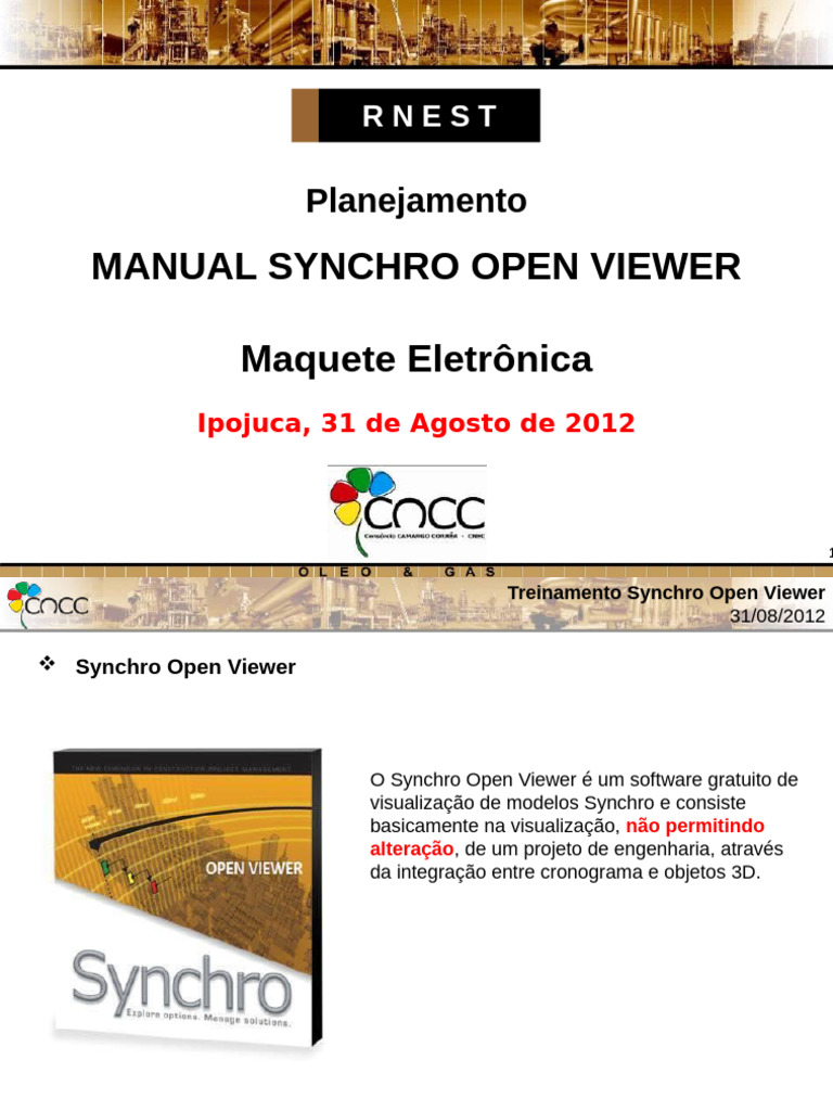 Guia Completo do Synchro Open Viewer | PDF | Janela (informática ...