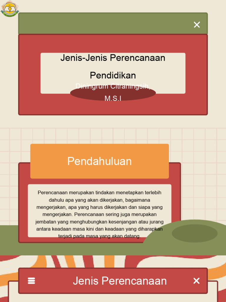 Jenis Jenis Perencanaan Pendidikan Pdf