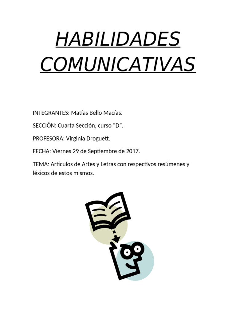 Informe Seccion Artes y Letras (Autoguardado) | PDF | Haití | Chile