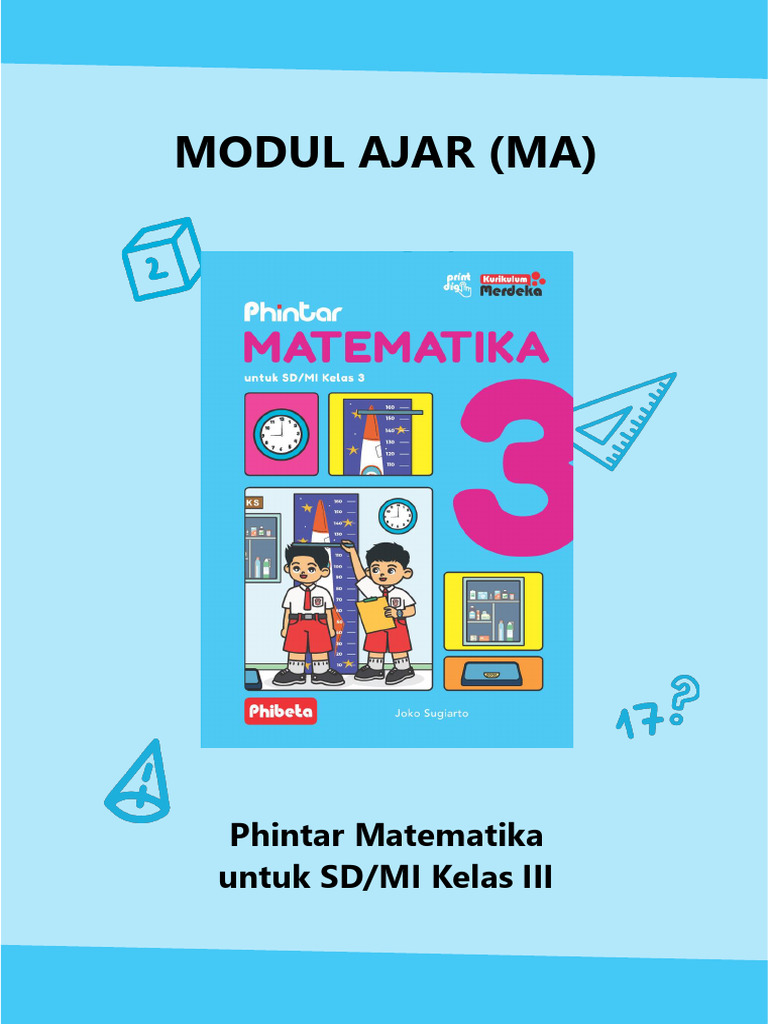 Modul Ajar Matematika Kelas 3 SD/MI | PDF | Karier & Perkembangan