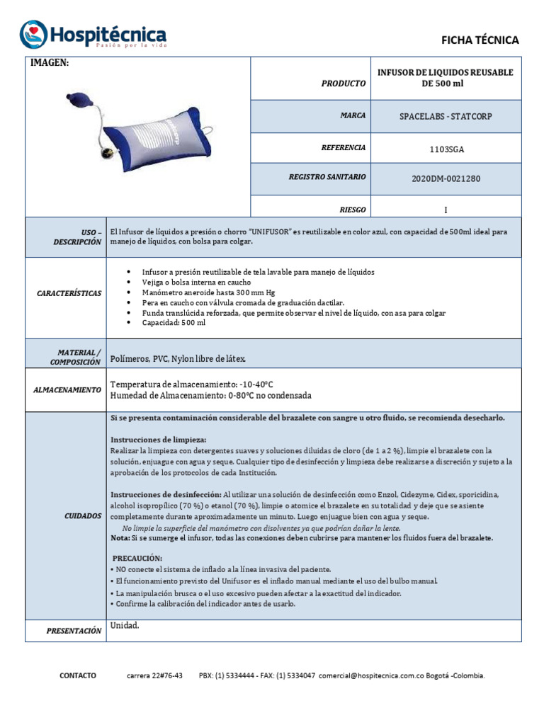 Sacchetto di infusione a pressione da 500 ml - Alibaba